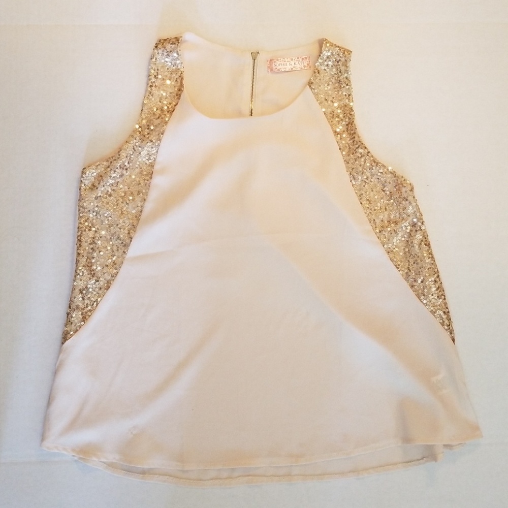 Sophie & Kate Sequin Top